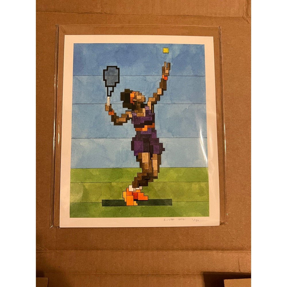 Adam Lister "Serena Williams" Art Print Signed Limited Print X/50